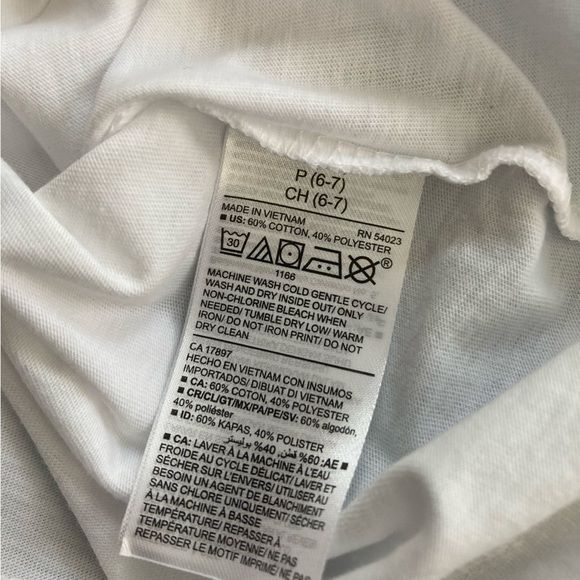 Old Navy | NWT Kids Casual White Long Sleeve Shirt - Picture 4 of 4